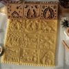 1pc Embossing Rolling Pin Christmas Pattern