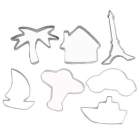 7 Pcs Vehicle Cookie Cutters