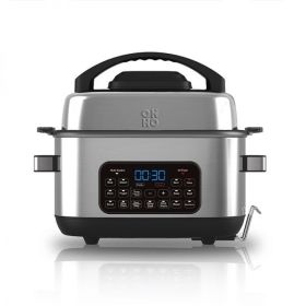 OHHO, Air Fryer, Multi-cooker, OH-AFM06-SS, Frying and cooking