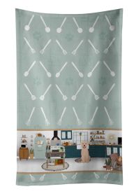 Yellow Labrador Retriever in the Kitchen Towel Dish Cloths