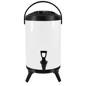 Stainless Steel Insulated Milk Tea Barrel Hot and Cold Beverage Dispenser