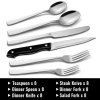 48-Piece Silverware Set with Steak Knives for 8