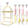 Gold Silverware Set, Caliamary 24 Pieces Flatware Set