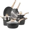 Nonstick Pots and Pans Set;  11 Pcs