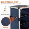 VEVOR Camping Kitchen Table w/ 3-Tier Storage Organizer