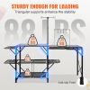 VEVOR Camping Kitchen Table, One-piece Folding Portable Cook