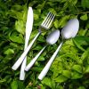 4 Piece Flatware Set Stainless Steel