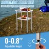 VEVOR Stainless Steel Prep Table, 24 x 18 x 36 Inch, 600lbs Load Capacity