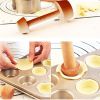 1pc Kitchen Gadgets Wood Egg Tart Pusher