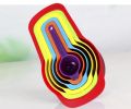 Multi-Color Measuring Cups and Spoons Set