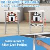 VEVOR Stainless Steel Prep Table, 24 x 18 x 36 Inch, 600lbs Load Capacity