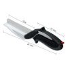 Knife with Cutting Board 2-in-1