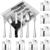 49-Piece Silverware Set with Flatware Drawer Organizer