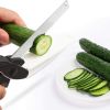 Knife with Cutting Board 2-in-1