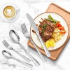 20PCS Silverware Set, Stainless Steel Flatware Set