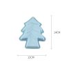 Christmas Tree Cookie Cutter 3 pcs Non-Stick Cupcake Molds