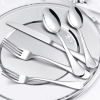 20 Piece Silverware Set, Stainless Steel Flatware Set