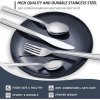 Bestdin 24 Pieces Silverware Set with Steak Knives