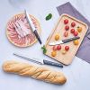 Knife Sets with Block; 15-Piece Kitchen Knife Set with Sharpener