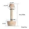 1pc Kitchen Gadgets Wood Egg Tart Pusher