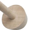 1pc Kitchen Gadgets Wood Egg Tart Pusher