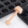 1pc Kitchen Gadgets Wood Egg Tart Pusher