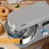 660W Tilt-Head Multifunctional Electric Mixer with 6 Speeds LCD Screen Timing