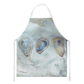 Watercolor Apron (Color: Oysters, size: 31 x 27)