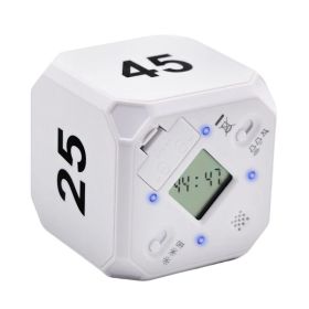 Cube-Timer Kitchen Timer Gravity Sensor (Color: Light Grey)