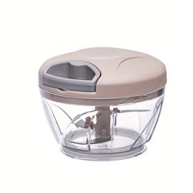 1pc Manual Garlic Masher (Material: Pink)
