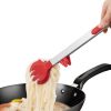 Stainless Steel Kitchen Tongs with Silicone Tips