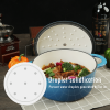 COOKWIN Enameled Cast Iron Dutch Oven with Self Basting Lid