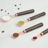 Kitchen Accessories 4Pcs/Set Measuring Cups Spoons Stainless Steel Plated Copper