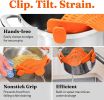 Kitchen Snap N Strain Pot Strainer and Pasta Strainer