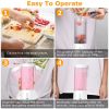 15.2OZ Portable Fruit Blender with 6 Blades Rechargeable Juice Cup