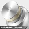 Kitchen Supplies Glass Lid Multi Tiers Kitchen Pan Cookware Stainless Steel