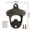 Zinc Alloy Bottle Opener Wall Mounted Vintage Retro