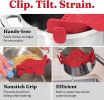Kitchen Snap N Strain Pot Strainer and Pasta Strainer