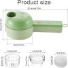 1pc 4 In 1 Vegetable Chopper