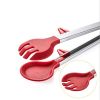 Stainless Steel Kitchen Tongs with Silicone Tips