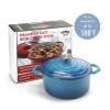COOKWIN Enameled Cast Iron Dutch Oven with Self Basting Lid