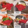 Kitchen Snap N Strain Pot Strainer and Pasta Strainer