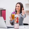 15.2OZ Portable Fruit Blender with 6 Blades Rechargeable Juice Cup