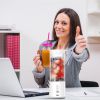 15.2OZ Portable Fruit Blender with 6 Blades Rechargeable Juice Cup